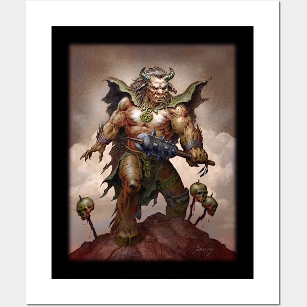 Minotaur Beast Wall Art by Paul_Abrams